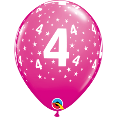 BALAO QUALATEX 11" ESTAMPADO - PACOTE FESTIVO COM 6 UNIDADES - 4