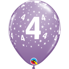BALAO QUALATEX 11" ESTAMPADO - PACOTE FESTIVO COM 6 UNIDADES - 4