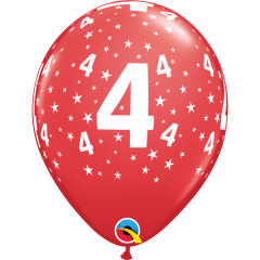 BALAO QUALATEX 11" ESTAMPADO - PACOTE FESTIVO COM 6 UNIDADES - 4