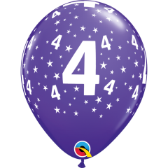 BALAO QUALATEX 11" ESTAMPADO - PACOTE FESTIVO COM 6 UNIDADES - 4