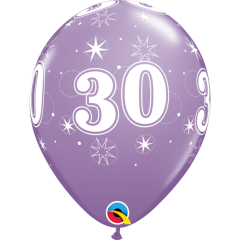 BALAO QUALATEX 11" ESTAMPADO - PACOTE FESTIVO COM 6 UNIDADES - 30