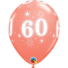 BALAO QUALATEX 11" ESTAMPADO - PACOTE FESTIVO COM 6 UNIDADES - 60