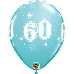 BALAO QUALATEX 11" ESTAMPADO - PACOTE FESTIVO COM 6 UNIDADES - 60