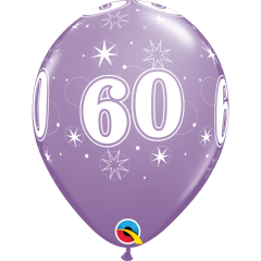 BALAO QUALATEX 11" ESTAMPADO - PACOTE FESTIVO COM 6 UNIDADES - 60