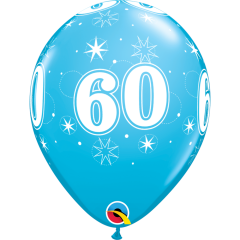 BALAO QUALATEX 11" ESTAMPADO - PACOTE FESTIVO COM 6 UNIDADES - 60