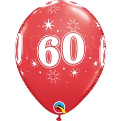 BALAO QUALATEX 11" ESTAMPADO - PACOTE FESTIVO COM 6 UNIDADES - 60