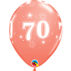 BALAO QUALATEX 11" ESTAMPADO - PACOTE FESTIVO COM 6 UNIDADES - 70