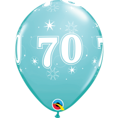 BALAO QUALATEX 11" ESTAMPADO - PACOTE FESTIVO COM 6 UNIDADES - 70