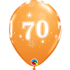 BALAO QUALATEX 11" ESTAMPADO - PACOTE FESTIVO COM 6 UNIDADES - 70