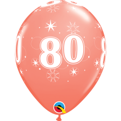 BALAO QUALATEX 11" ESTAMPADO - PACOTE FESTIVO COM 6 UNIDADES - 80