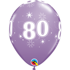 BALAO QUALATEX 11" ESTAMPADO - PACOTE FESTIVO COM 6 UNIDADES - 80