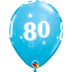 BALAO QUALATEX 11" ESTAMPADO - PACOTE FESTIVO COM 6 UNIDADES - 80