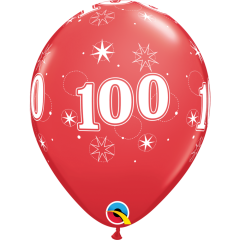 BALAO QUALATEX 11" ESTAMPADO - PACOTE FESTIVO COM 6 UNIDADES - 100
