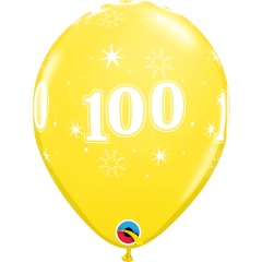 BALAO QUALATEX 11" ESTAMPADO - PACOTE FESTIVO COM 6 UNIDADES - 100