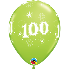 BALAO QUALATEX 11" ESTAMPADO - PACOTE FESTIVO COM 6 UNIDADES - 100