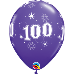 BALAO QUALATEX 11" ESTAMPADO - PACOTE FESTIVO COM 6 UNIDADES - 100