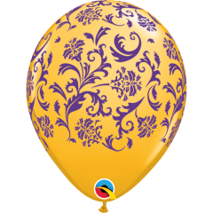 BALAO 11" R SORT FESTIVO PC50 DAMASK PRINT (PUR)