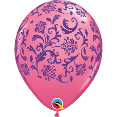 BALAO 11" R SORT FESTIVO PC50 DAMASK PRINT (PUR)