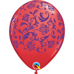 BALAO 11" R SORT FESTIVO PC50 DAMASK PRINT (PUR)