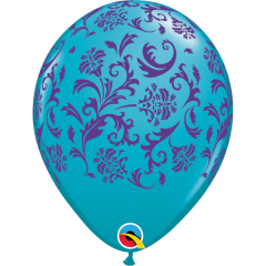BALAO 11" R SORT FESTIVO PC50 DAMASK PRINT (PUR)