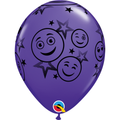 BALAO 11" R ARCO-IRIS PC50 SMILE STARS