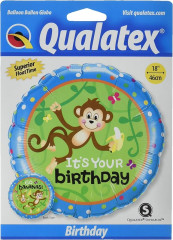 BALAO 18" REDONDO PC1 ITS YOUR BIRTHDAY-GO BANANAS!