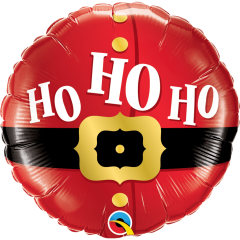 BALAO 18" REDONDO PC1 HO HO HO SANTA'S BELT