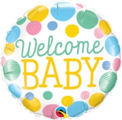 BALAO 18" REDONDO PC1 WELCOME BABY-PONTOS