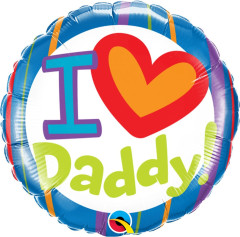 BALAO 18" REDONDO PC1 I (HEART) DADDY!