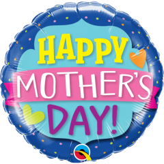 BALAO 18" REDONDO PC1 MOTHER'S DAY EMBLEM BANNER