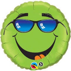 BALAO 18" REDONDO PC1 SORRISO BACANA VERDE