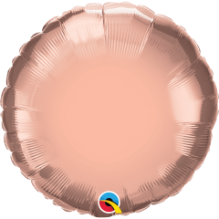 BALAO 18" REDONDO SOLTO ROSE GOLD