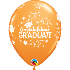 BALAO 11" R SORT CARNAVAL PC50 CONGRATULATIONS GRADUATE STARS