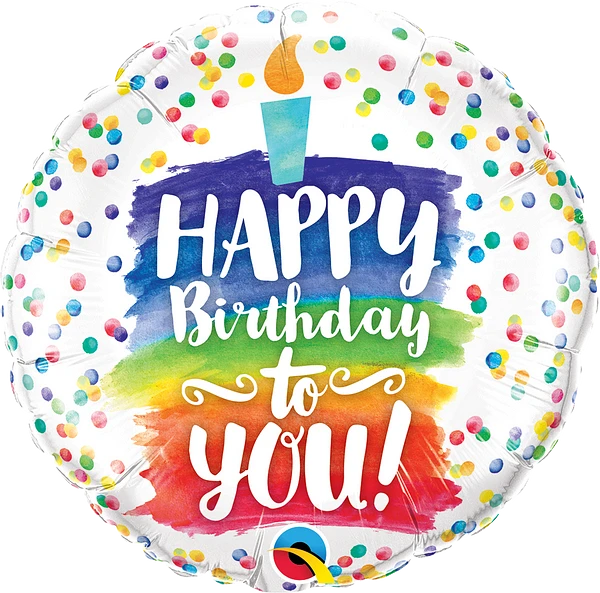 BALAO 18" REDONDO PC1 HAPPY BIRTHDAY TO YOU!- BOLO