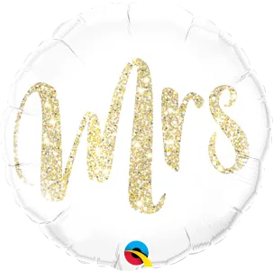 BALAO 18" REDONDO PC1 MRS.-PURPURINA OURO