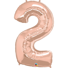 BALAO 34" NUMERO PC1 2 ROSE GOLD