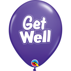 BALAO 11" R ARCO-IRIS PC50 GET WELL DASHED OUTLINE