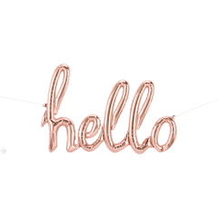BALAO 47" ESCRITA PC1 HELLO ROSE GOLD