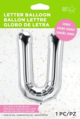 BALAO 34" LETRA PC1 U PRATA