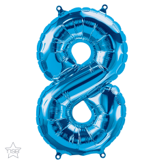 BALAO 16" NUMERO PC1 8 BLUE