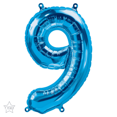 BALAO 16" NUMERO PC1 9 BLUE