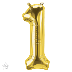 BALAO 16" NUMERO PC1 1 GOLD