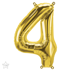 BALAO 16" NUMERO PC1 4 GOLD