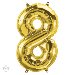 BALAO 16" NUMERO PC1 8 GOLD