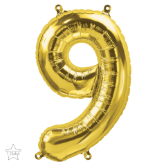 BALAO 16" NUMERO PC1 9 GOLD