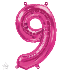 BALAO 16" NUMERO PC1 9 MAGENTA