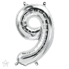 BALAO 16" NUMERO PC1 9 SILVER