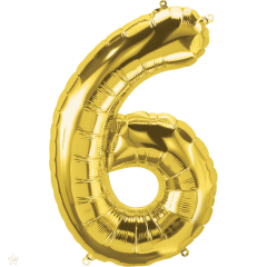 BALAO 34" NUMERO PC1 6 GOLD