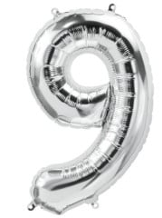 BALAO 34" NUMERO PC1 9 PRATA