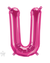 BALAO 16" LETRA PC1 U MAGENTA